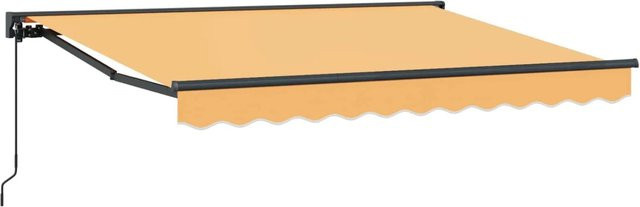 vidaXL Einziehbare Markise Sand B: 400 cm, T: 300 cm aus Polyester und Aluminium - Bild 1