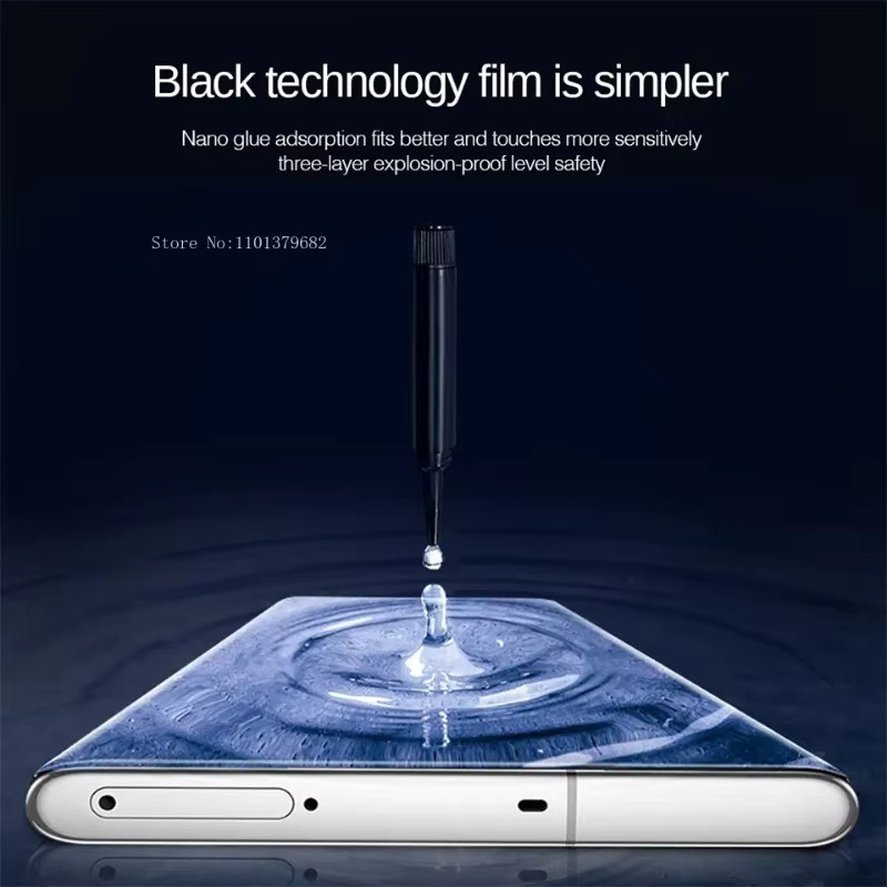 UV-gehärteter Displayschutz aus Glas für Xiaomi Mi 12 12X 11 10 Ultra Pro MIX 4 CC9 Pro und Mi Note 10 Lite, transparent, Vollkleberfolie - Bild 3