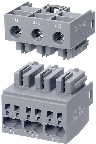Siemens Klemmblock 3polig grau 3RA69203A - Bild 1