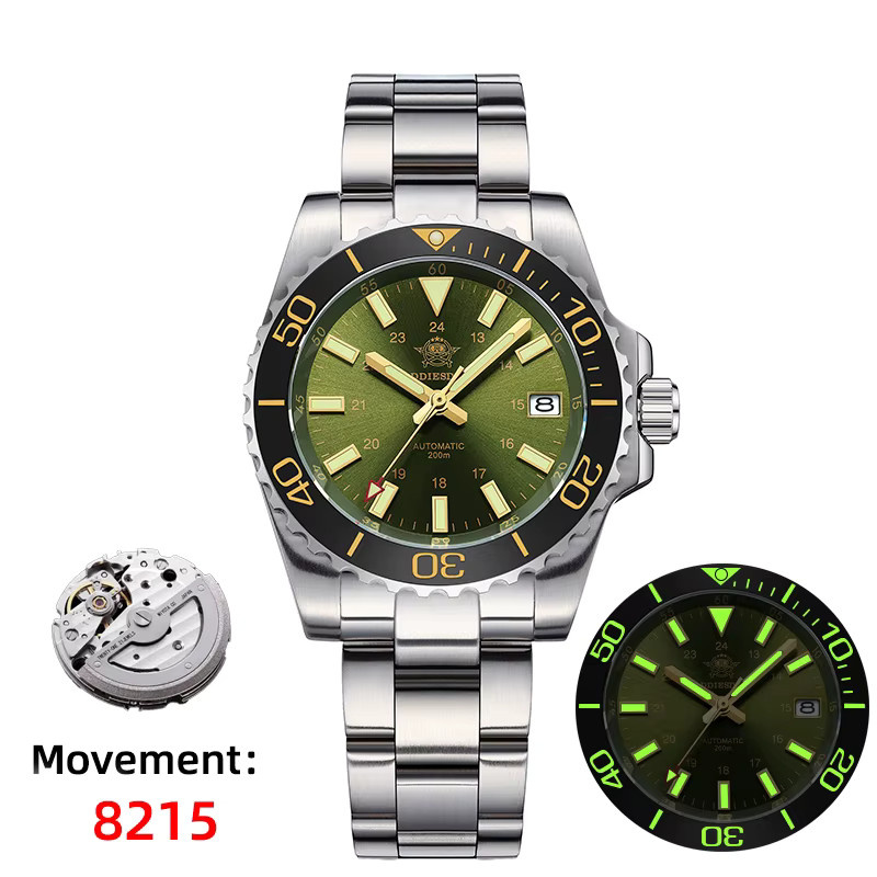ADDIESDIVE Taucheruhr, Automatik, Edelstahl, Saphirglas, Keramik, Herren - Bild 6