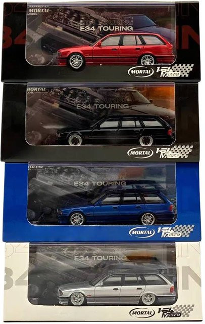 Jia Jia Lai E34 M5 Touring Kombi, 1:64, Druckguss-Spielzeugauto-Modelle, mit öffnender Motorhaube - Bild 1