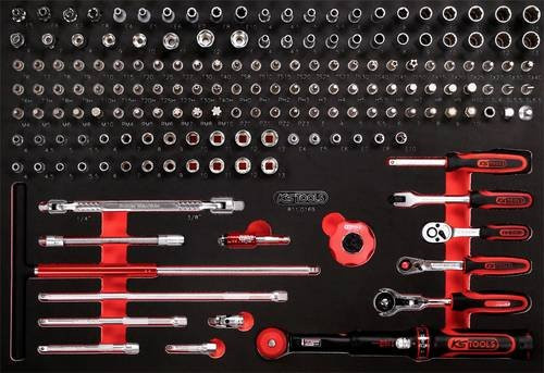 KS Tools Steckschlüssel-Satz 1/4 Zoll, 169-teilig in Schaumstoffeinlage - Bild 1