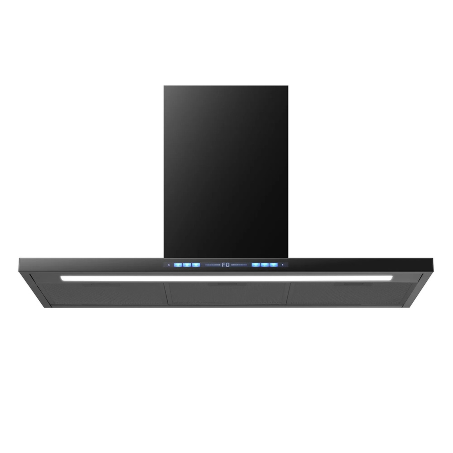 Wolkenstein Dunstabzugshaube WT3-90A++BR Wandhaube in Schwarz mit Umluft- und Abluftfunktion - Bild 2