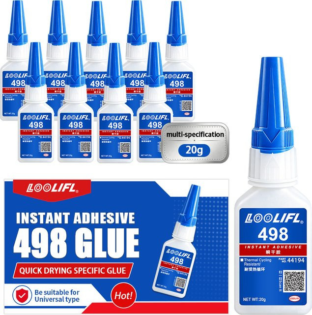 Universeller Industrieller Schnelltrocknender Kleber Transparent für Metall, Kunststoff, Gummi und Holz, Wasserfest und Hochfest - Bild 1