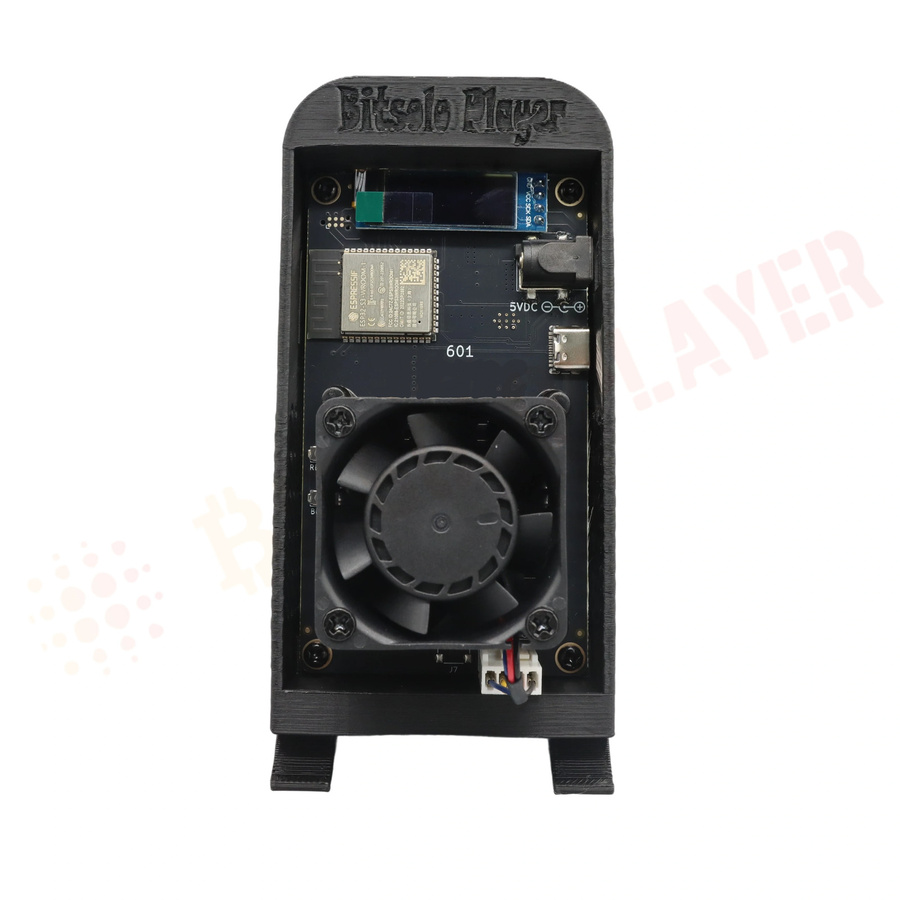 BitaxeMiner Gamma 601 Bitcoin ASIC Miner BM1370 BTC Lottery Miner Schwarz mit Netzteil - Bild 2