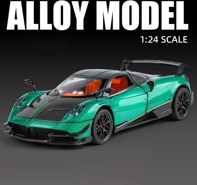 Linyi toy car Pagani Huayra Bc Sportmodell, 1:24, Metall, ab 14 Jahren - Bild 1