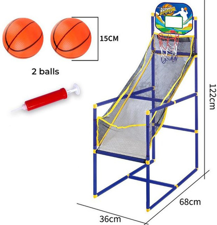 Discover Intime Arcade-Basketballspiel-Set, Doppelspiel, ab 3 Jahre