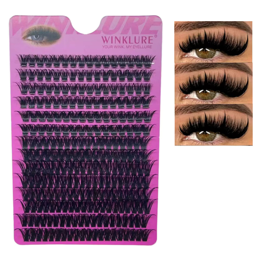 MIAOJIE 280 Cluster Falsche Nerz-Wimpern, D-Curl, Einzelwimpern - Bild 5
