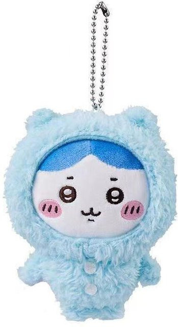Chiikawa Plüsch-Schlüsselanhänger, Usagi Hachiware, Kinder, white - Bild 1