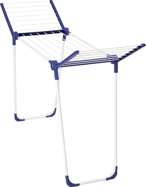Leifheit Wäscheständer Pegasus 120 Compact Standtrockner Blau-weiß B/T/H: 120 x 44 x 12 cm - Bild 1