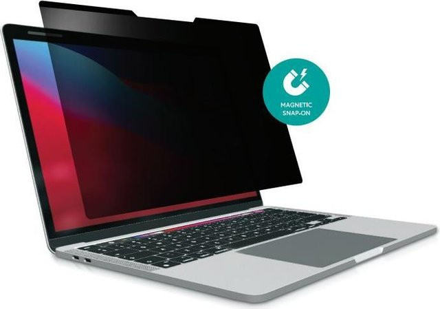 eSTUFF Blickschutzfilter für 15,6 Zoll Laptop, Rahmenlos, Schwarz - Bild 1