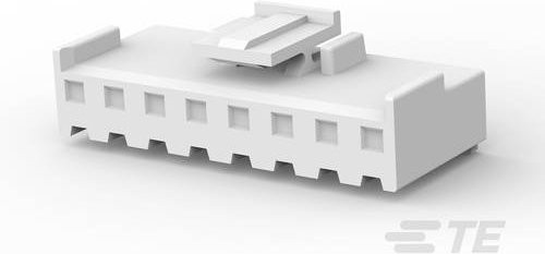 TE Connectivity 1-1123722-8 Kunststoffstecker in Transparent und Weiß - Bild 1