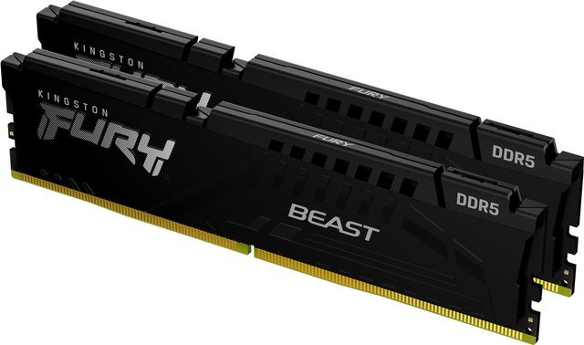 Kingston FURY Beast DDR5 RAM Kit 32 GB 6800 MT/s CL34 DIMM Black EXPO KF568C34BBEK2-32 - Bild 1