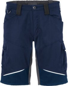 Kübler Arbeitsshorts ACTIVIQ Stretchshorts in Dunkelblau/Anthrazit und Schwarz mit Reflektoren - Bild 1