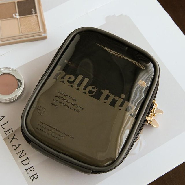 NATAWA Make-up-Tasche, Kulturbeutel, Schwarz, Damen - Bild 1