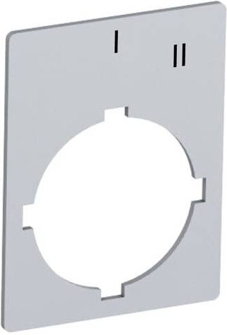 ABB SK615550-76 Beschriftungsschild aus Aluminium in Silber - Bild 1
