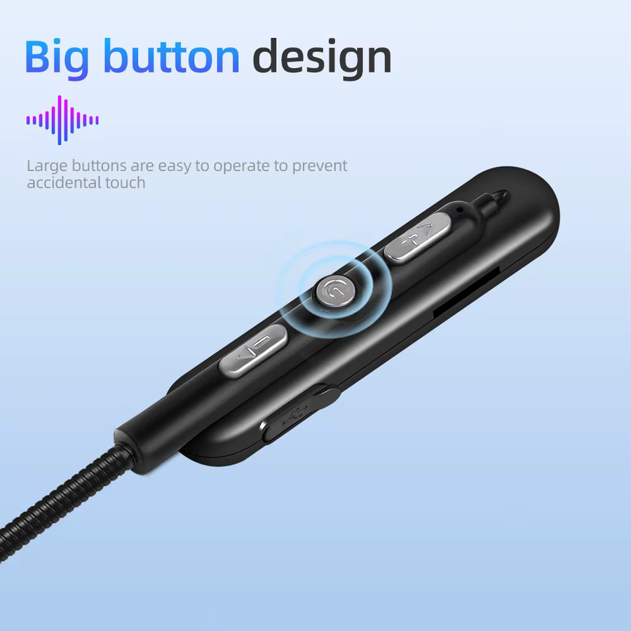 Kebidumei Bluetooth 5.0 Motorrad Helm Headset in Schwarz, wasserdichte drahtlose Stereo-Kopfhörer mit Mikrofon und Freisprecheinrichtung - Bild 5