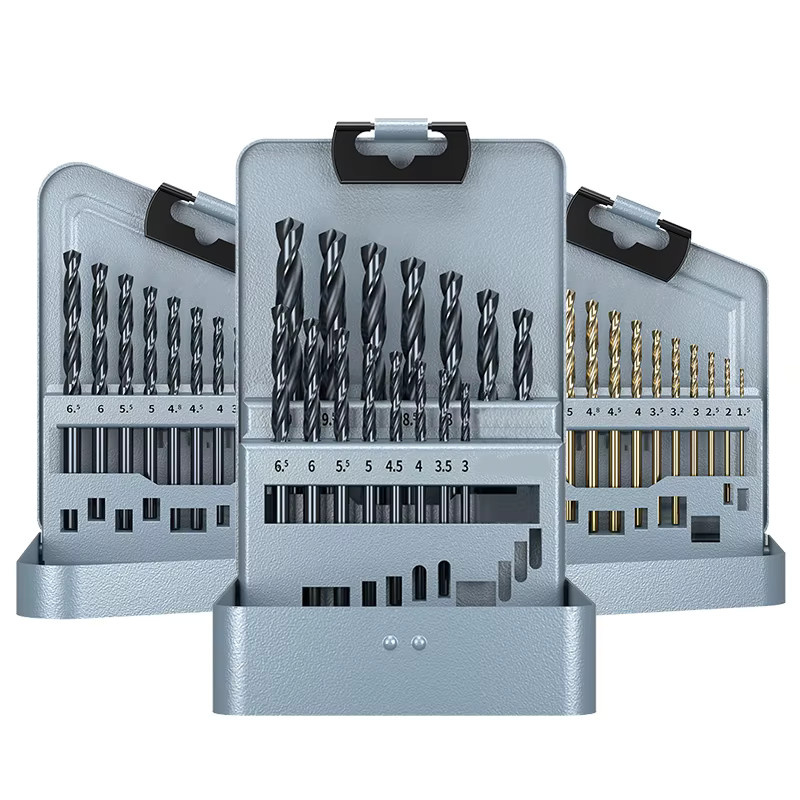 HUHAO M35 HSS 5% Kobalt Spiralbohrer Set aus Schnellarbeitsstahl für Edelstahl, Metall und Holz in Silber - Bild 3