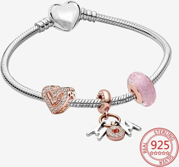 YIRAN Jewelry Schlangenarmband Set, 925 Silber, Damen, gray - Bild 1