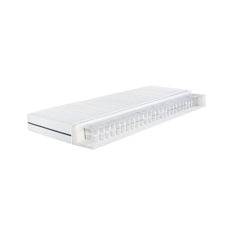 f.a.n. frankenstolz Megax Komfort T 7-Zonen-Tonnentaschenfederkern-Matratze H2 in Weiss, B: 80 cm, T: 200 cm - Bild 2