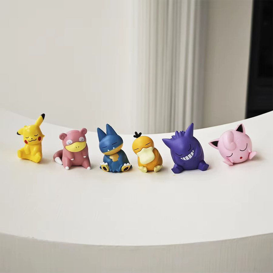 Bandai Pokémon Pikachu Figuren Modellkollektion, 6-8-teiliges Set - Bild 2