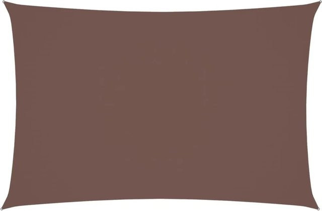 vidaXL Sonnensegel aus PU-beschichtetem Oxford-Gewebe, rechteckig, Braun, B x T: 4 x 2 m - Bild 1