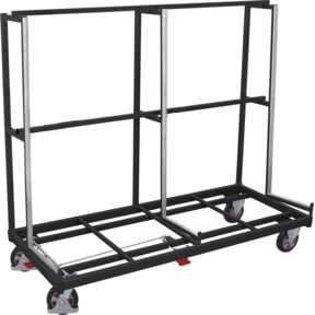 Cordes Plattenwagen einseitig aus Stahl in Anthrazit RAL 7016 - Bild 1