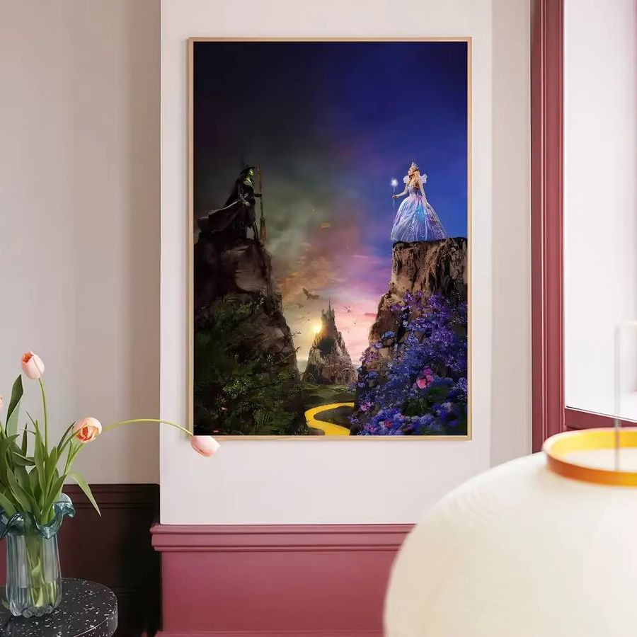 Wicked Movie Anime Poster Wandkunst aus weißem Kraftpapier - Bild 5
