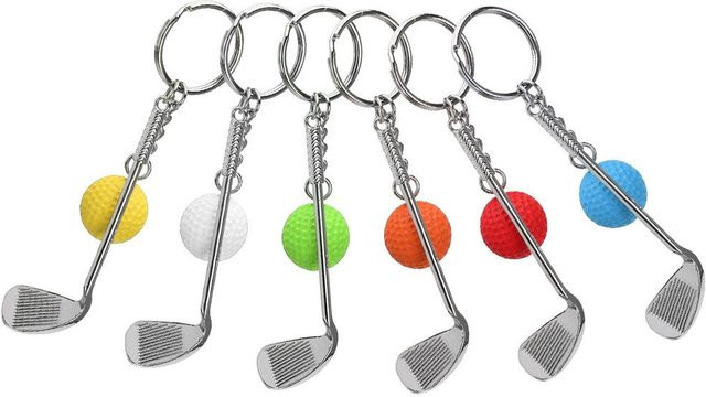 GoolRC Schlüsselanhänger, Mini Golfschläger Ball, gray, Unisex - Bild 1