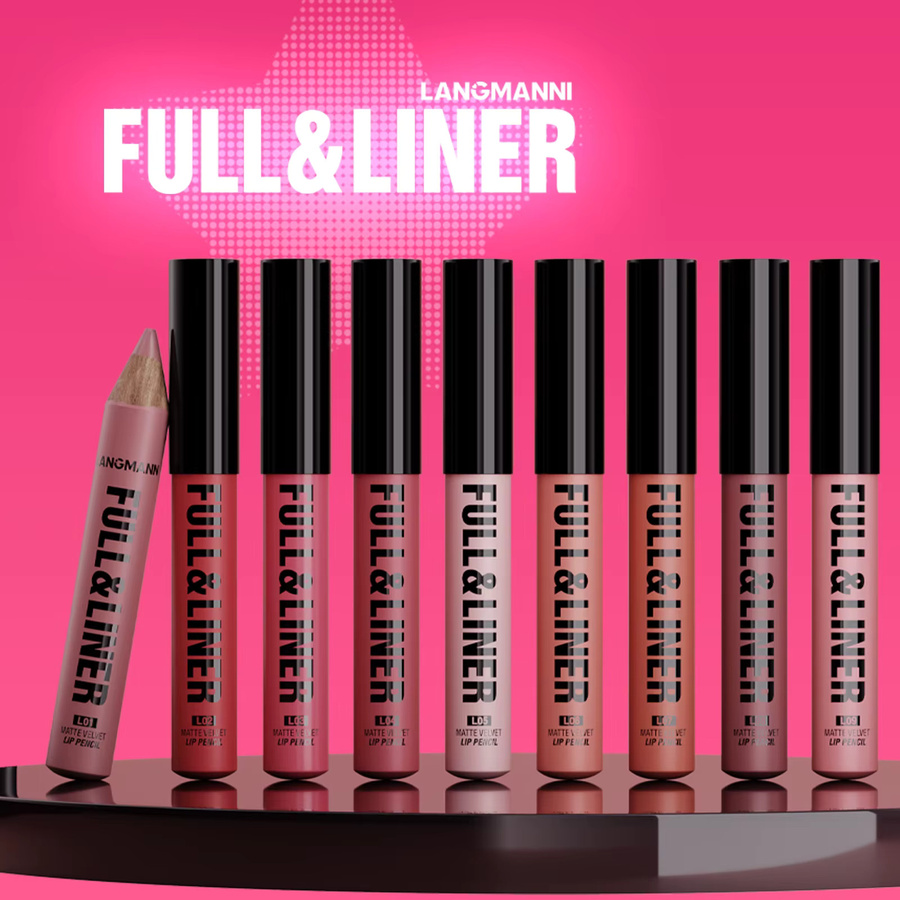 Young Vision Lipliner, 12 Farben, Matt, Nude Braun - Bild 4