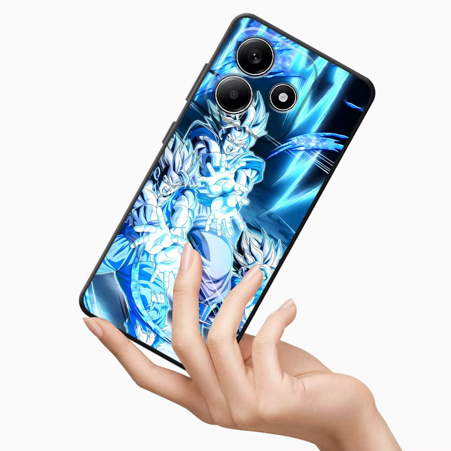 Dragon Ball Goku Handyhülle für Xiaomi Redmi Note 13 14 Pro Plus 10S 9 10 11 12 Pro 9S 7 8 12S 11S in Schwarz - Bild 5