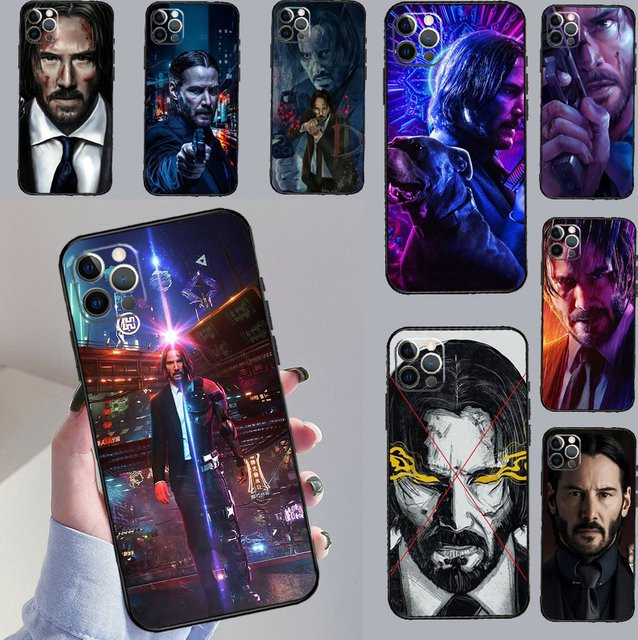 John Wick Handyhülle für iPhone 15 16 17 Pro Max und weitere Modelle, Multicolor - Bild 1