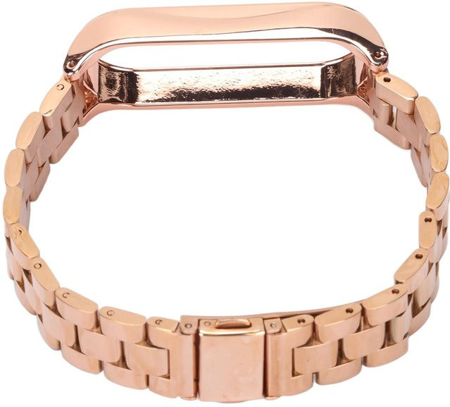 DIYelecs Smartwatch Armband Edelstahl, Roségold, Unisex - Bild 1