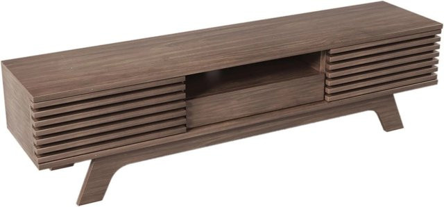 okwish TV Schrank in Braun mit Schubladen und Türen für dein Wohnzimmer, B/T/H: 150 x 35 x 44 cm - Bild 1