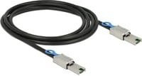 Delock Mini SAS Kabel mSAS 26pin auf mSAS 26pin Schwarz 2,0 m - Bild 1
