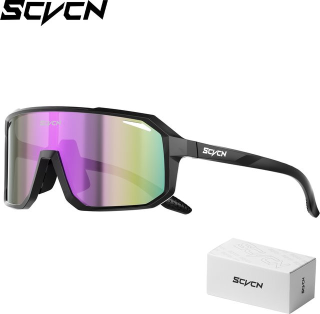 SCVCN Sonnenbrille, Photochrom, Vollrand, Kunststoff - Bild 1