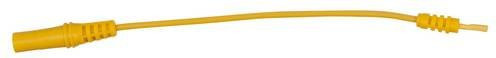 KS Tools Verbindungskabel Buchse 4mm auf 0,8mm Prüfadapterbuchse flach, Gelb - Bild 1
