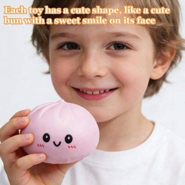 Potdemiel Dampfbrötchen-Squishy-Puppen, mehrfarbig - Bild 1