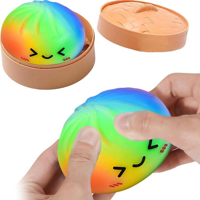 GSF Squishy Dumpling, Sensorisches Spielzeug, Bunt / Mehrfarbig - Bild 1