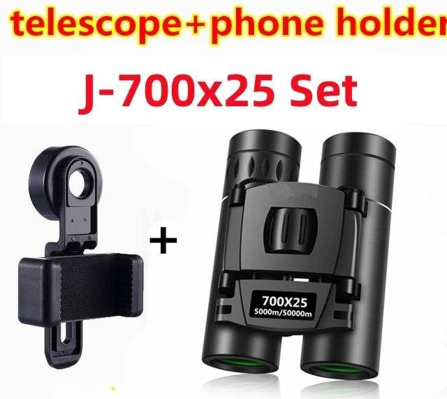 Binchi Outdoor Equipment Professionelles BAK4 HD Fernglas Monokular mit Zoom-Teleskop in Schwarz - Bild 1