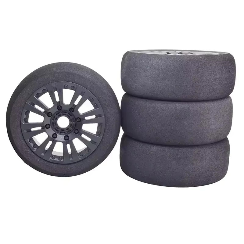 TIMEA 1/8 4WD Nitro Offroad-Schaumstoffreifen, 4-teiliges Set, Schwarz - Bild 2