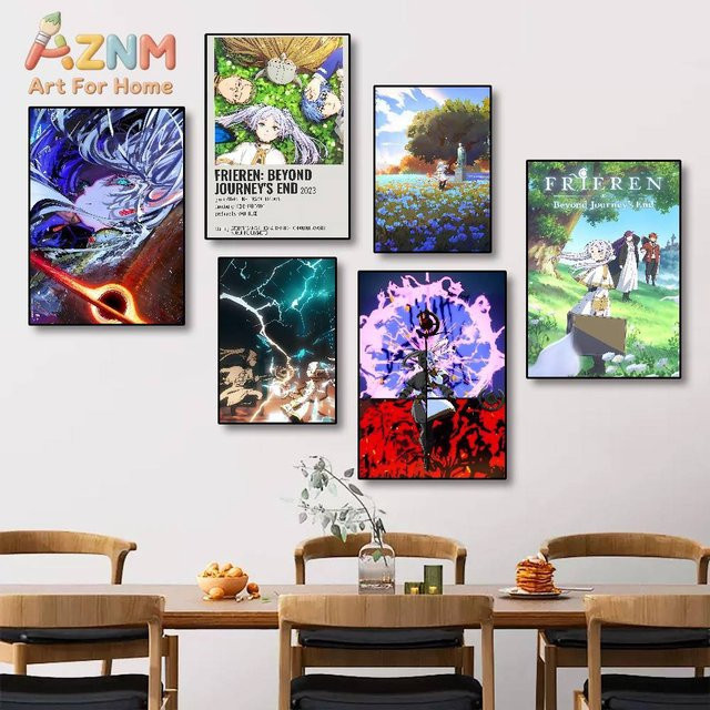 Kayou F-Frieren Beyond Journeys End Wanddekoration Canvas in Multicolour - Bild 1