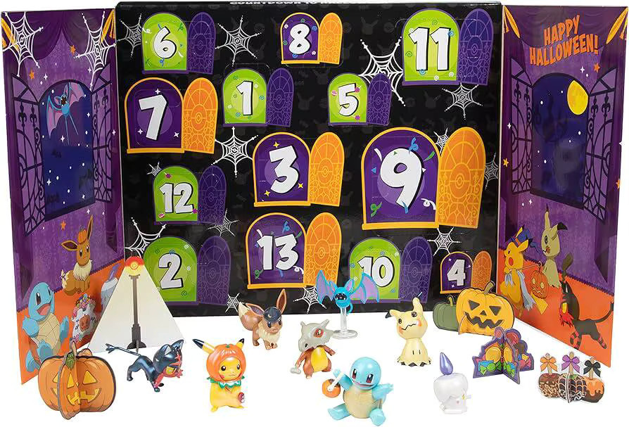 Bandai Pokémon Happy Halloween Countdown-Adventskalender, 13-teiliges Set - Bild 2