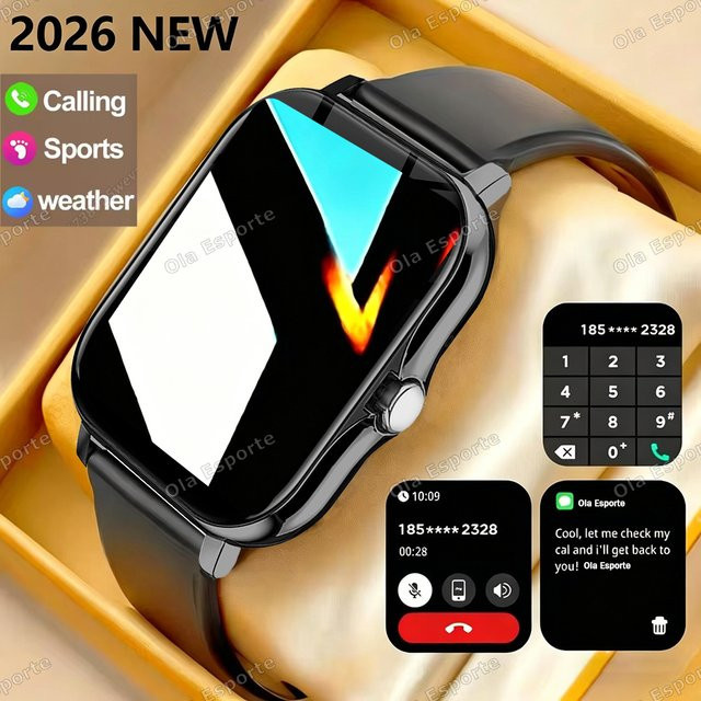 Ola Esporte Smartwatch, Silber, Silikon, Unisex - Bild 1