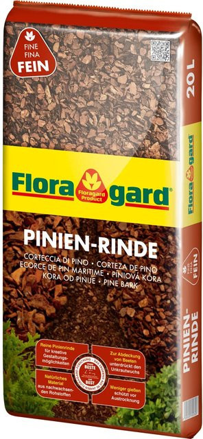 Floragard Pinienrinde Fein in Braun, Korngröße 2 bis 8 mm, 20 l - Bild 1