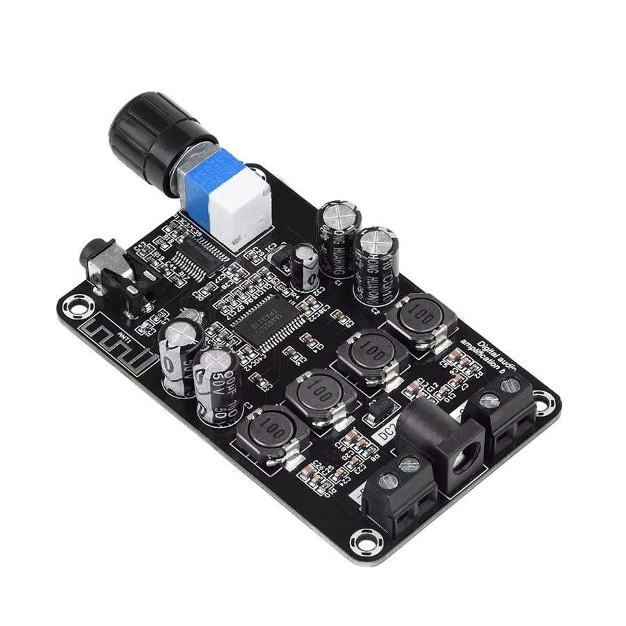 diymore XH-A415 Bluetooth 5.0 Digitales Audio-Leistungsverstärkermodul TPA3118D2 Zweikanaliger Klasse-D Audio-Verstärker 50W*2 Schwarz - Bild 3