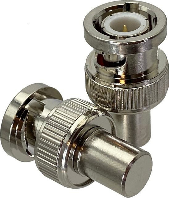 HF-Koaxial-Abschluss Dummy Load mit BNC-Stecker, 0,5 Watt, DC – 2,0 GHz, 50 Ohm, Silber - Bild 1