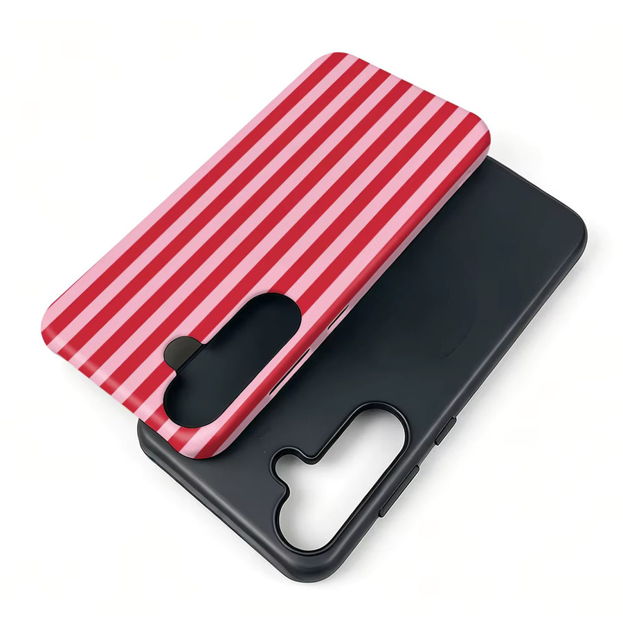 Magnetische 2-in-1 Handyhülle für Samsung Galaxy S26 S25 S24 S23 S22 S21 Plus Ultra FE A15 A16 A26 A36 mit rotem Streifen - Bild 2