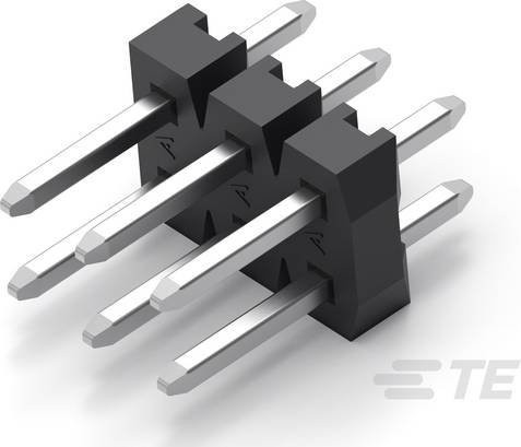 TE Connectivity Einbau-Stiftleiste Standard 2842128-3 Schwarz in Tube - Bild 1