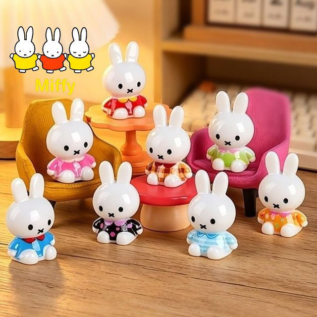 Miffy Puppe, Cartoon-Figur, Cheongsam im Chinesischen Stil - Bild 1